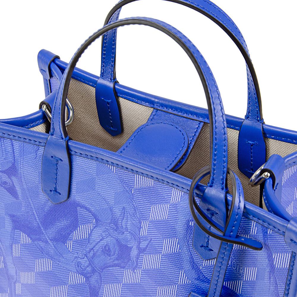 Loup Noir DEAUVILLE MINI SHOPPER Toile Dazzling Blue
