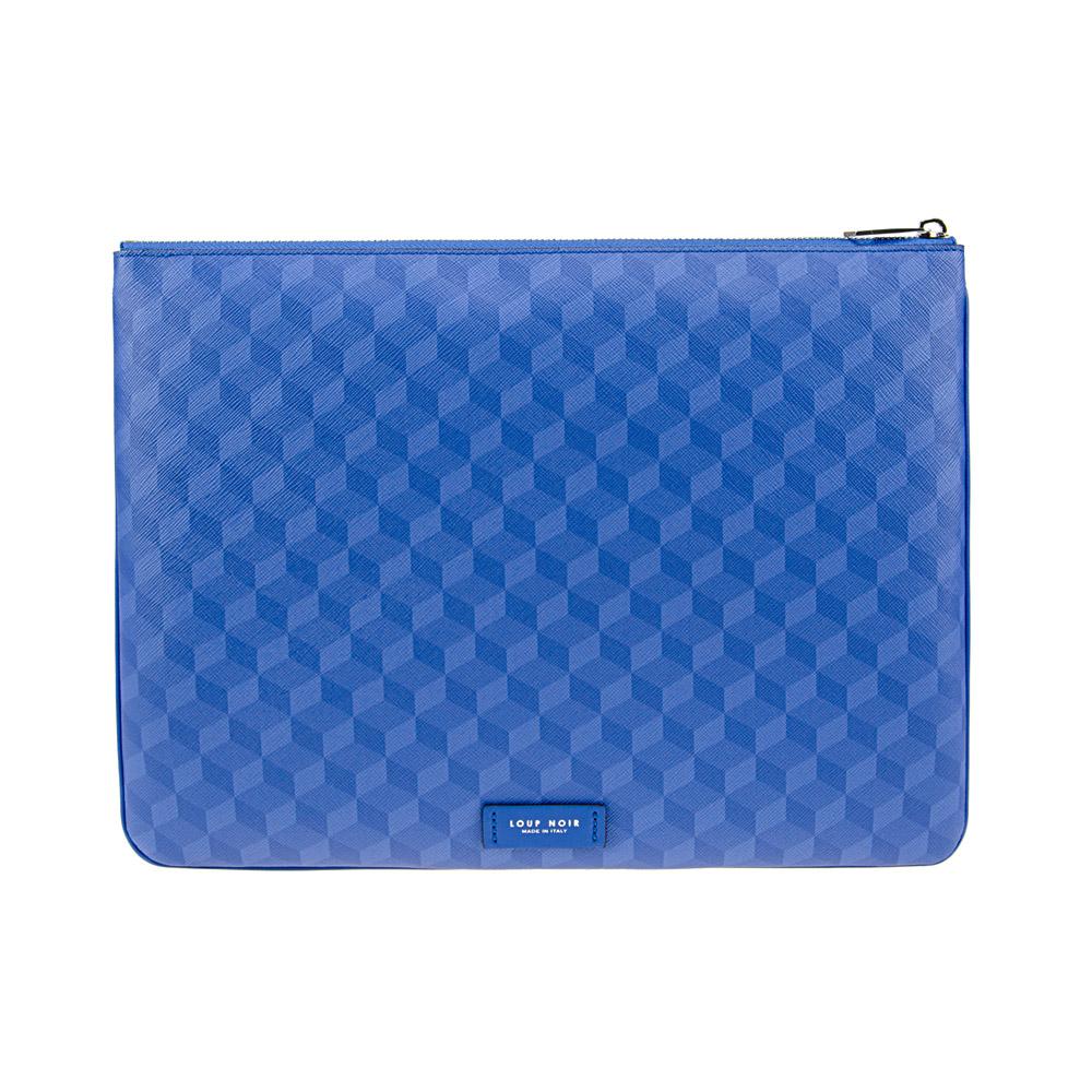 Loup Noir EVERY DAY POUCH LARGE Cheval Imperial Blue