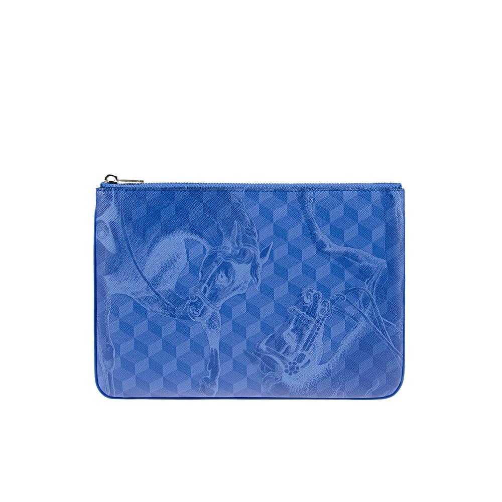 loup noir EVERY DAY POUCH SMALL Cheval Imperial Blue