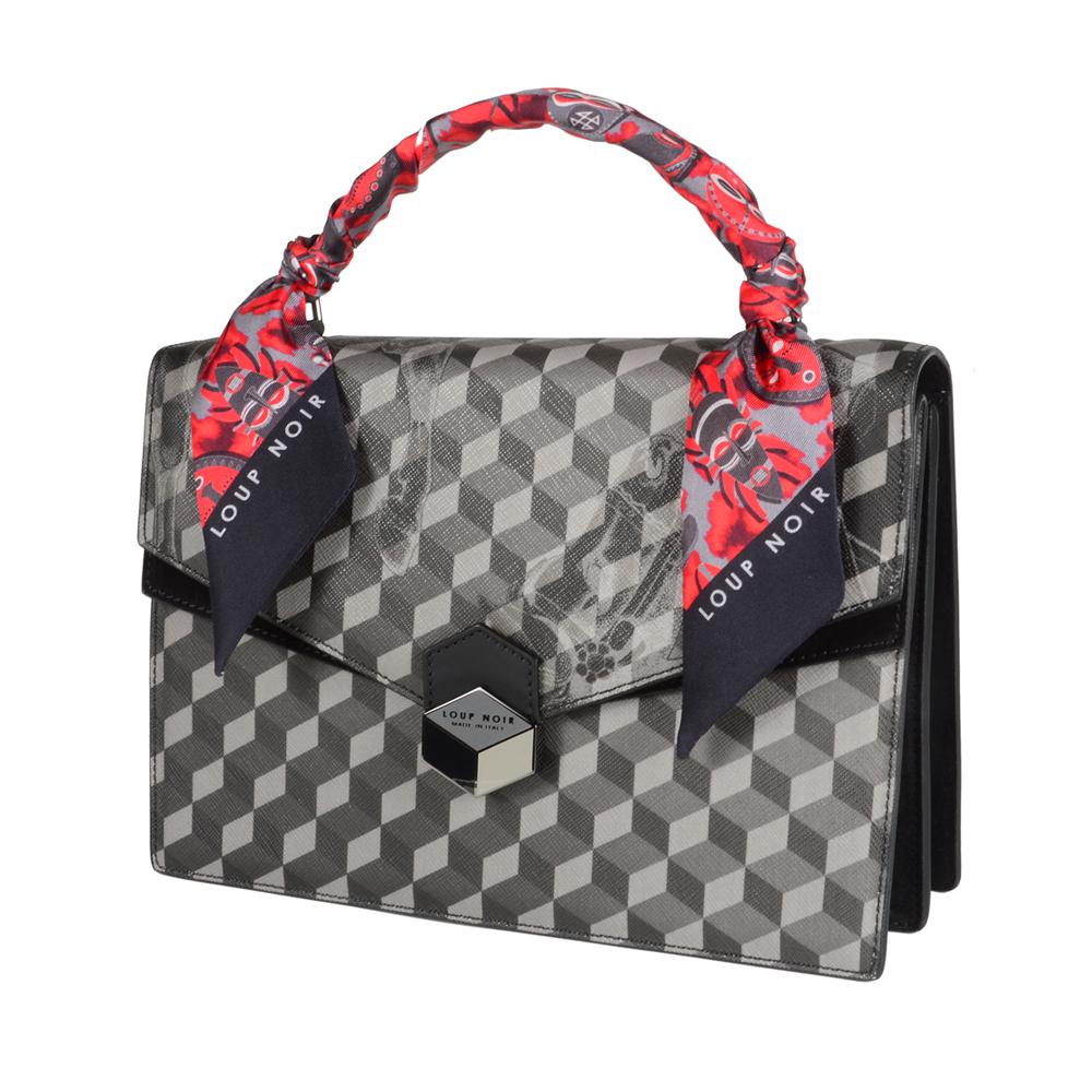 Loup Noir BAG TIE Cheval Black/Red