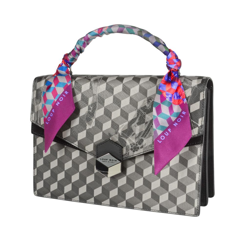 Loup Noir BAG TIE Cheval Bordeaux