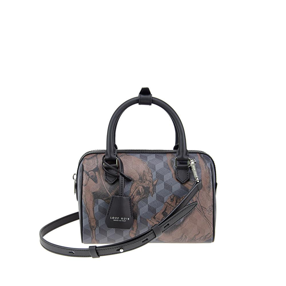 loup noir BOXY BAG Cheval Pirate Black