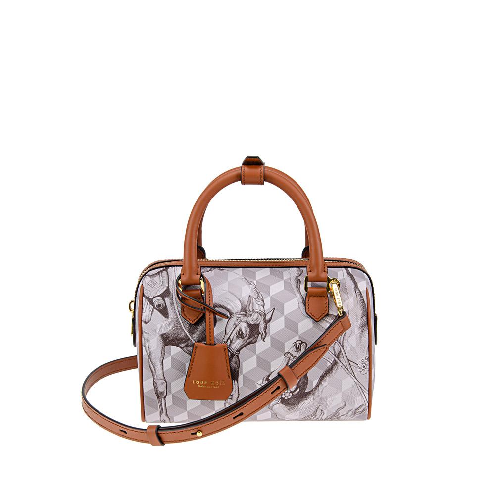 loup noir BOXY BAG Cheval Sand/Toffee