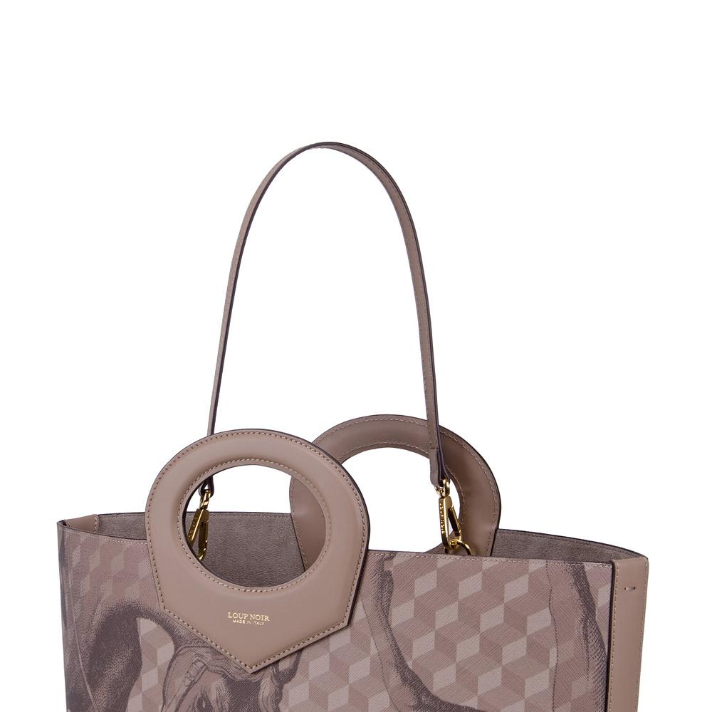 Loup Noir CAPRI SHOPPER Cheval Almond