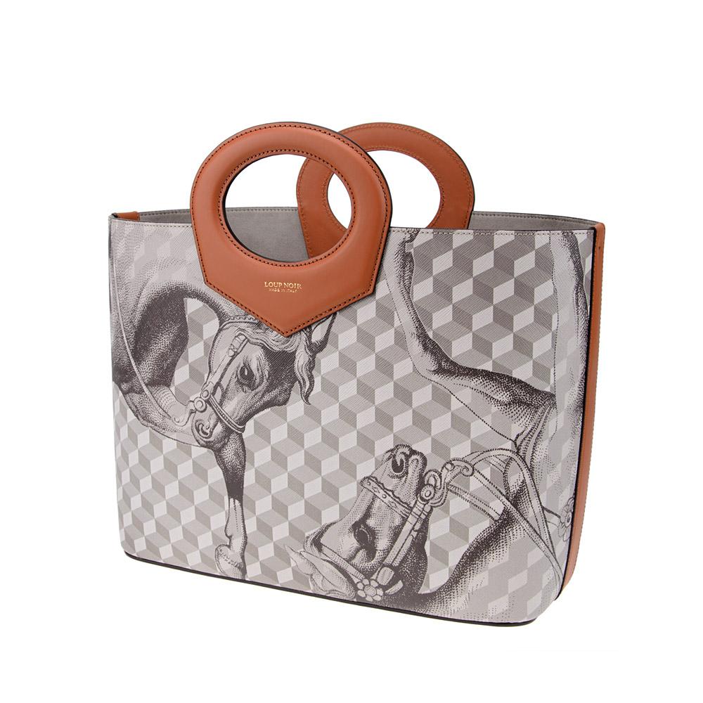 Loup Noir CAPRI SHOPPER Cheval Sand/Toffee