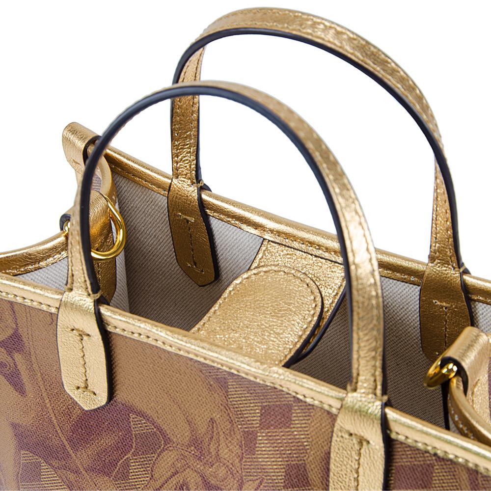 Loup Noir DEAUVILLE MINI SHOPPER Toile Gold