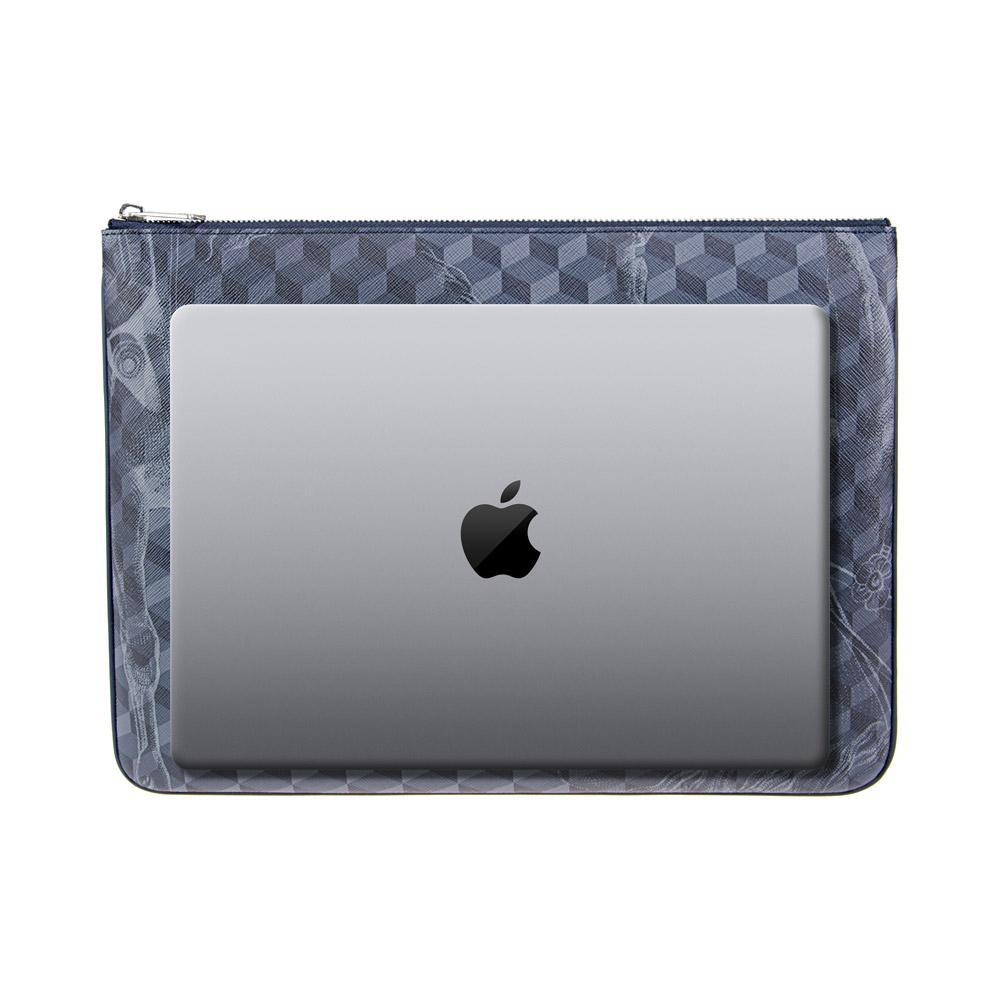 Loup Noir EVERY DAY POUCH LARGE Cheval Darkblue