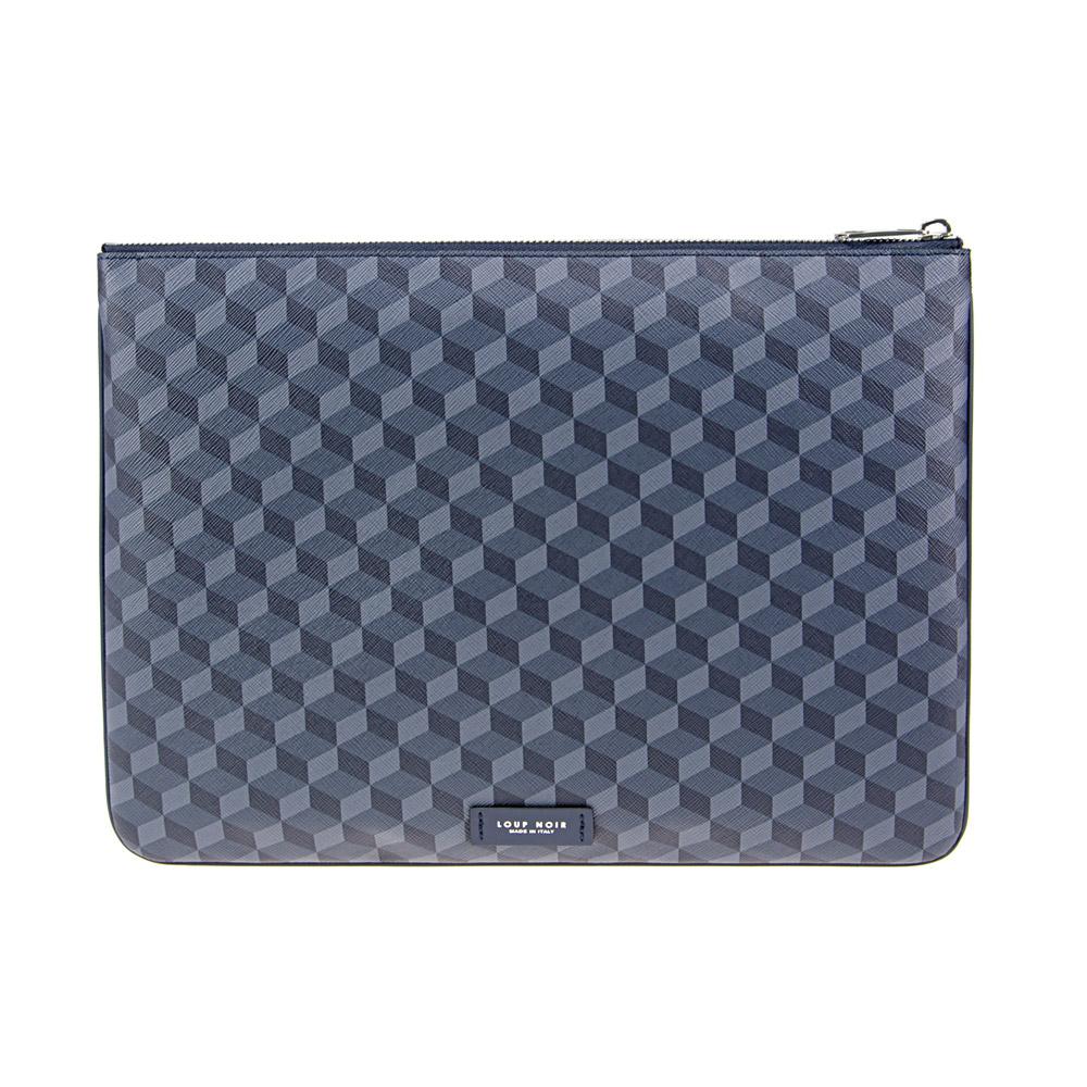 Loup Noir EVERY DAY POUCH LARGE Cheval Darkblue