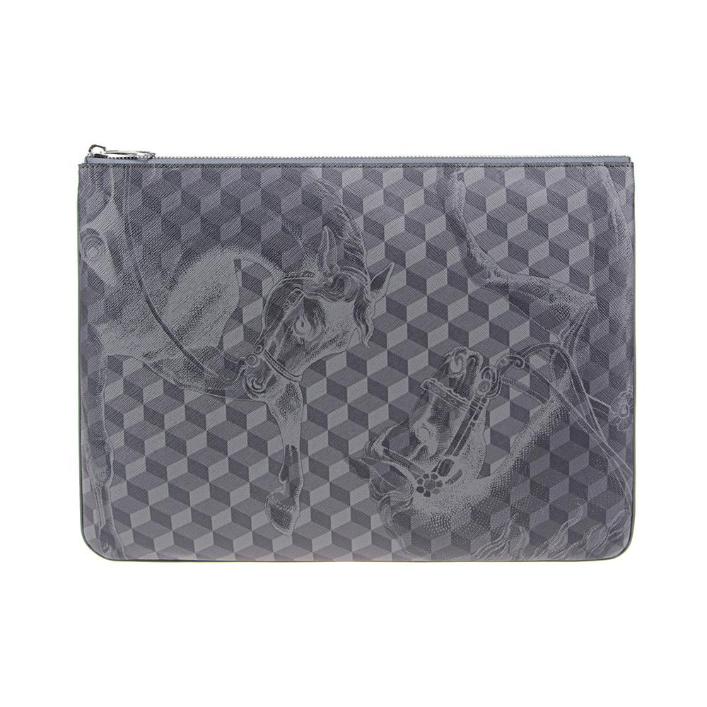 loup noir EVERY DAY POUCH LARGE Cheval Iron