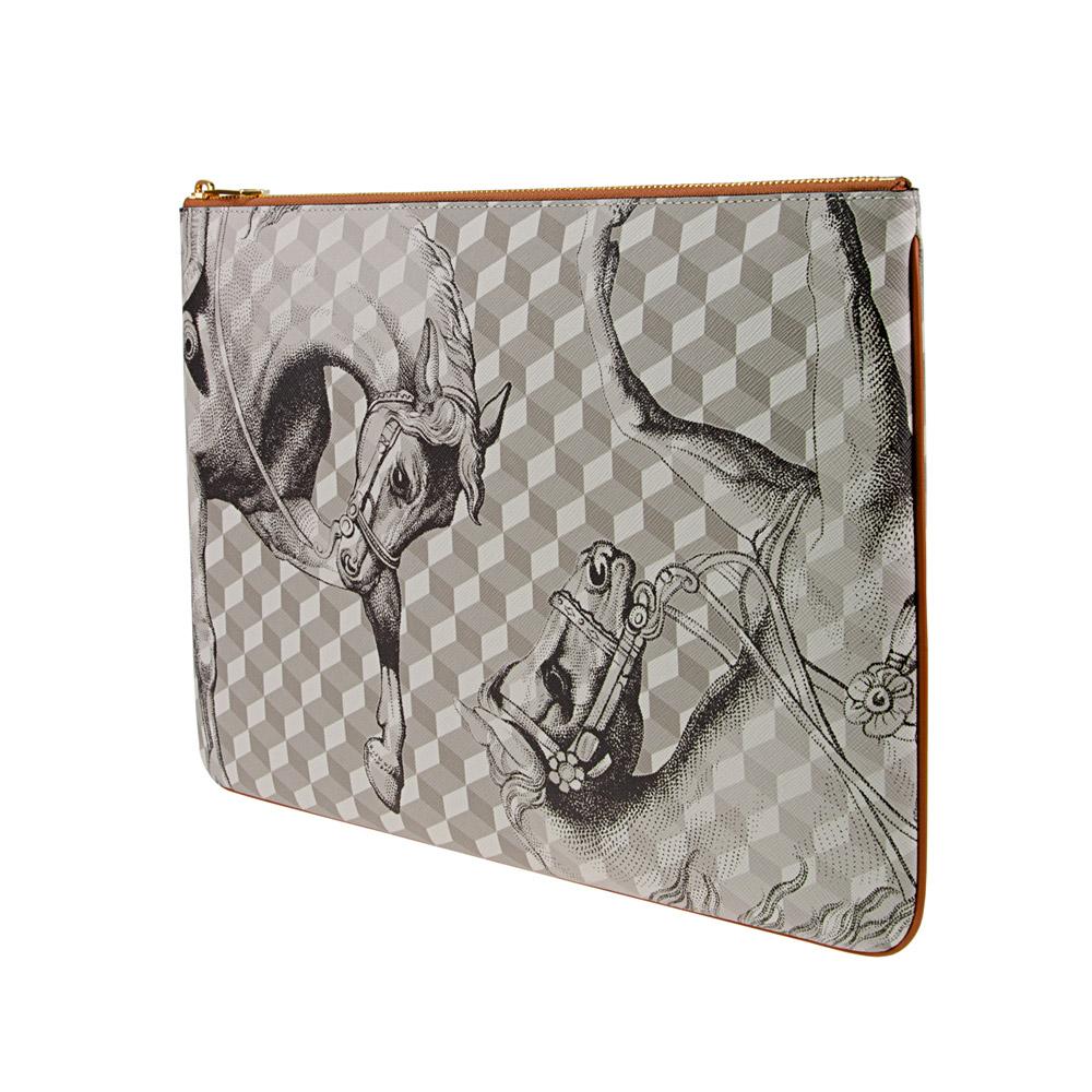 Loup Noir EVERY DAY POUCH LARGE Cheval Sand/Toffee