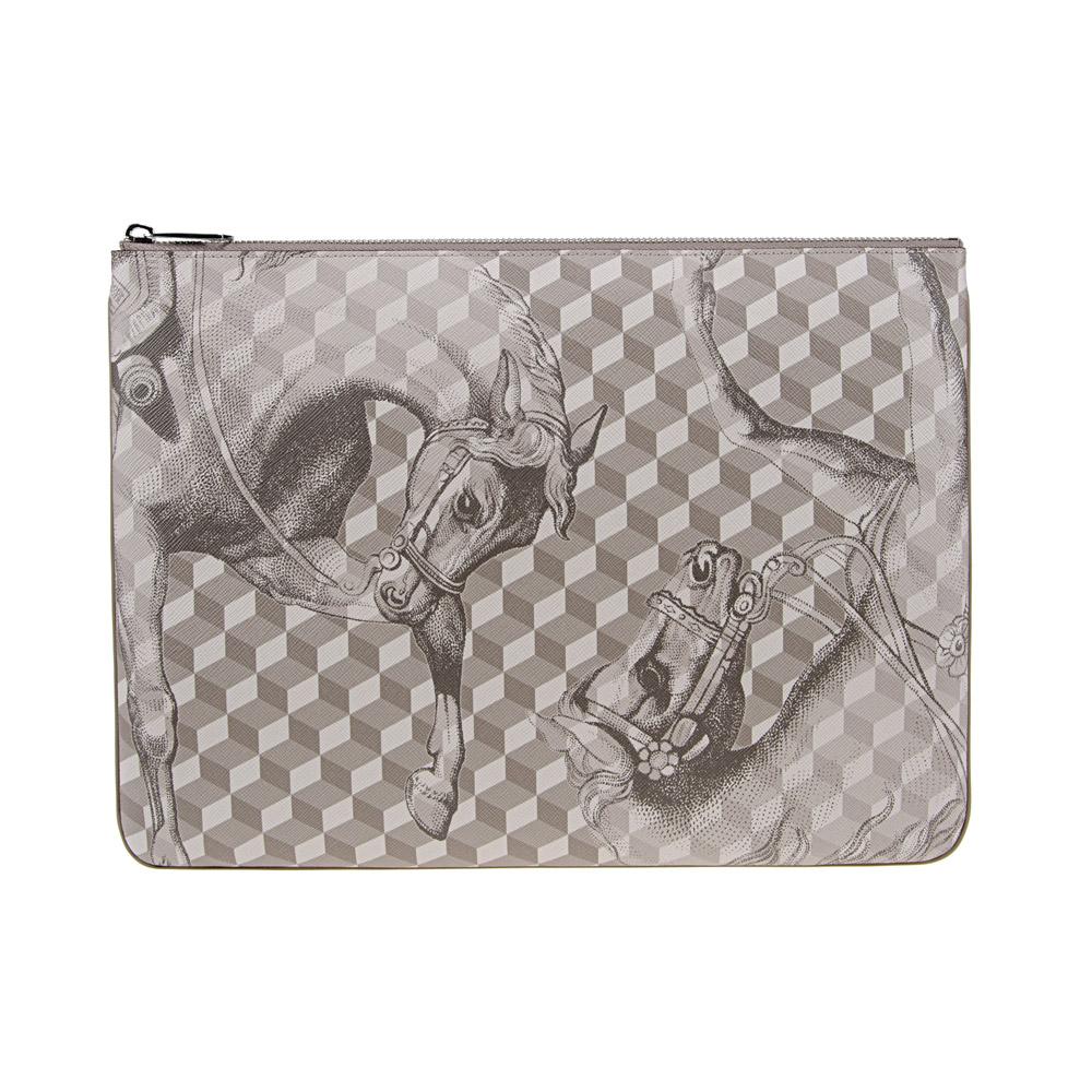 loup noir EVERY DAY POUCH LARGE Cheval Sand