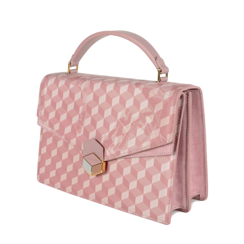 Loup Noir FLAP BAG Cheval Ash Rose