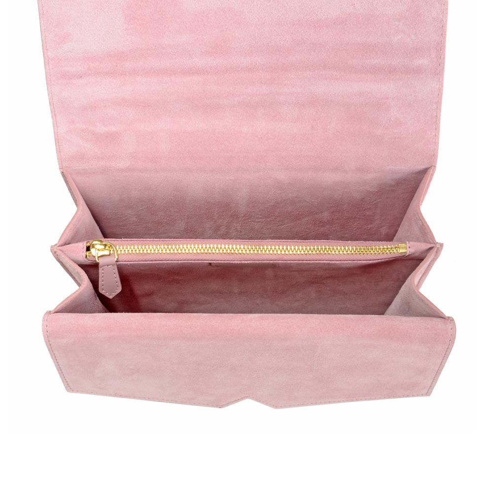 Loup Noir FLAP BAG Cheval Ash Rose