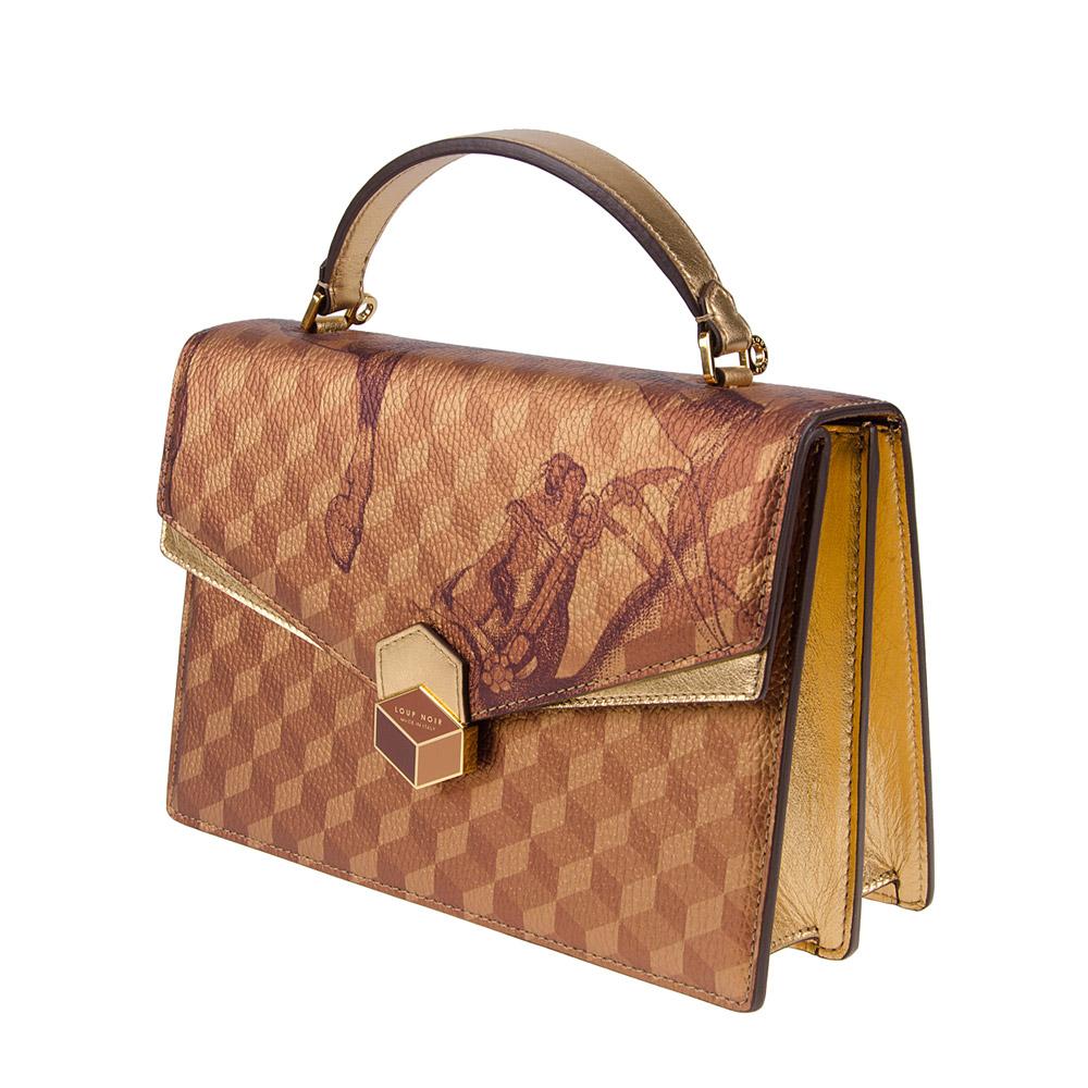 Loup Noir FLAP BAG Cheval Gold