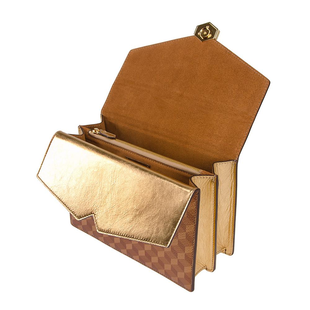 Loup Noir FLAP BAG Cheval Gold