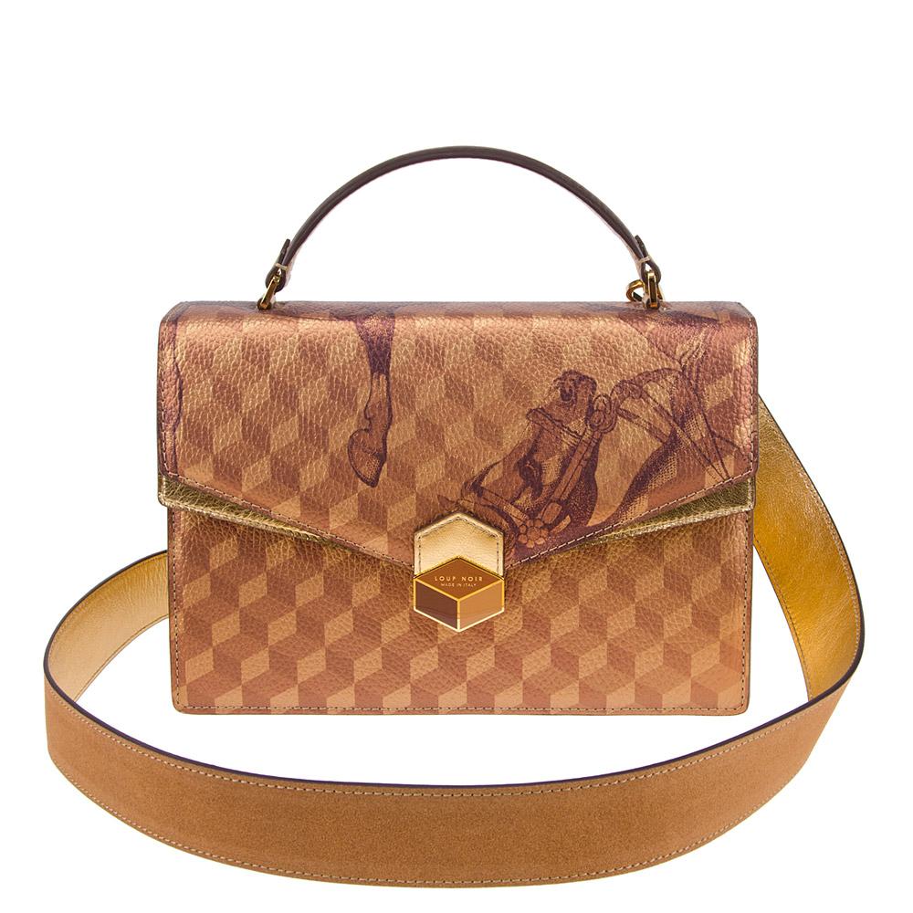 loup noir FLAP BAG Cheval Gold