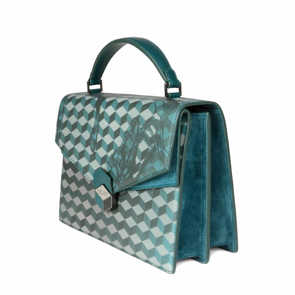 Loup Noir FLAP BAG Cheval Petrol