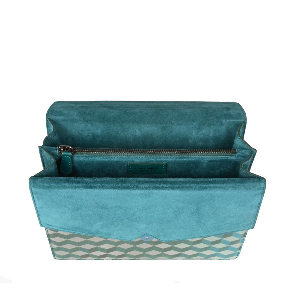 Loup Noir FLAP BAG Cheval Petrol