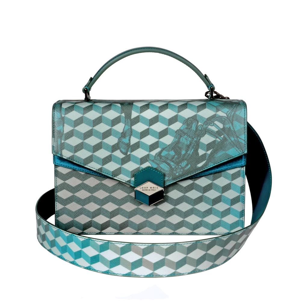 loup noir FLAP BAG Cheval Petrol