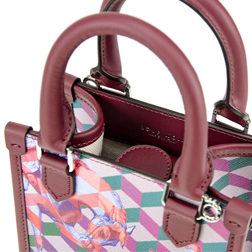 Loup Noir HELLO BAG Cheval Bordeaux