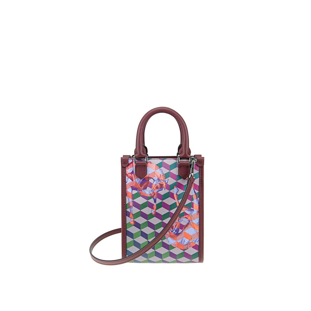 loup noir HELLO BAG Cheval Bordeaux