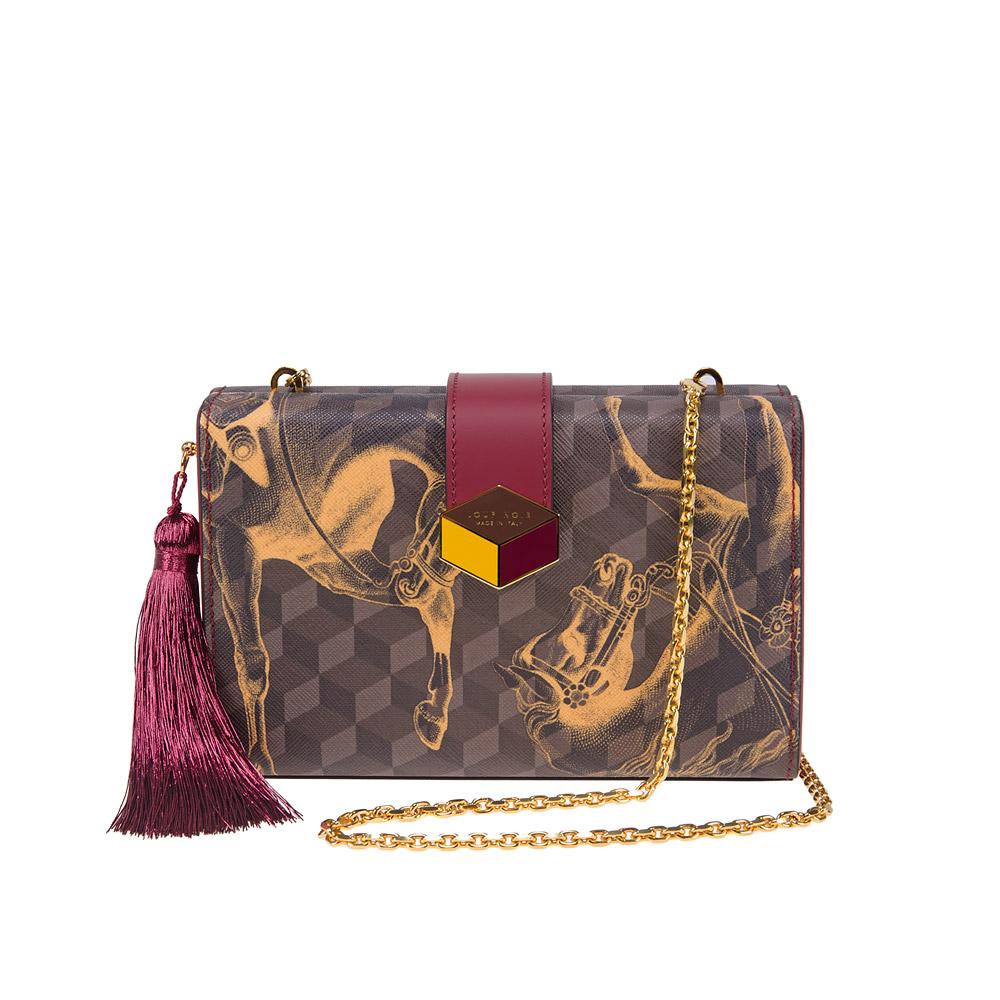 loup noir JEWEL BOX Cheval Brown/Saffron