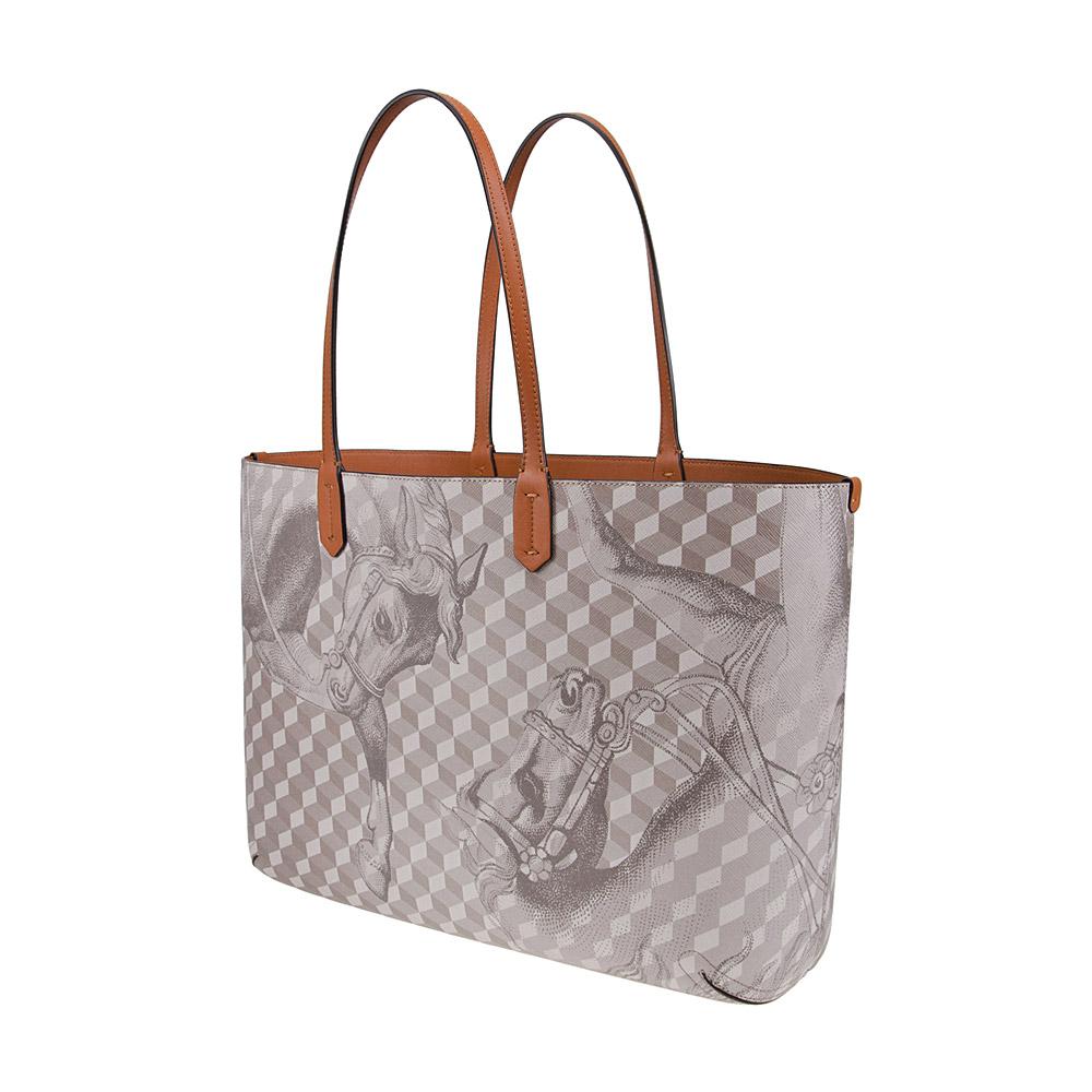 Loup Noir Leather-lined Shopper Cheval Sand/Toffee