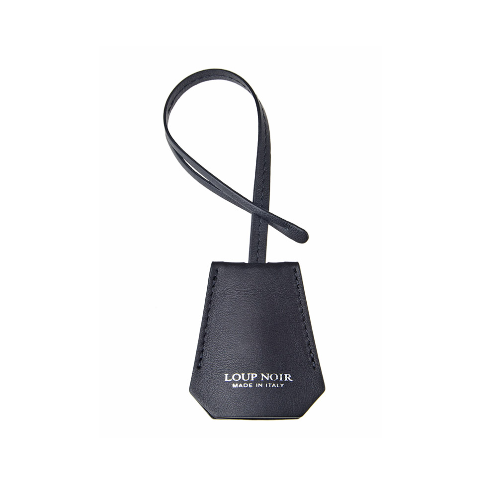 Loup Noir LEATHER TAG Black