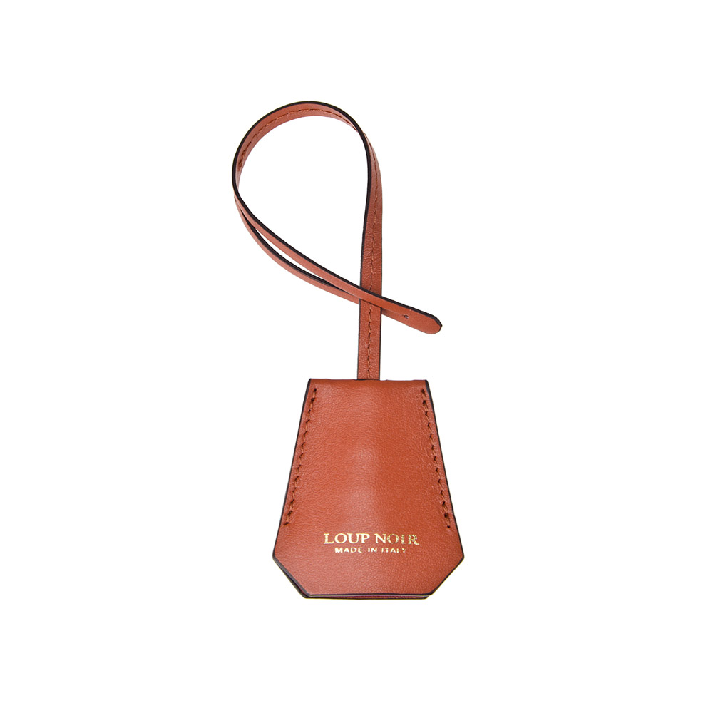 Loup Noir LEATHER TAG Brandy