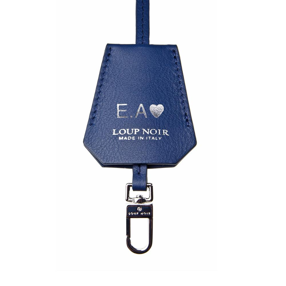 loup noir LEATHER TAG Darkblue