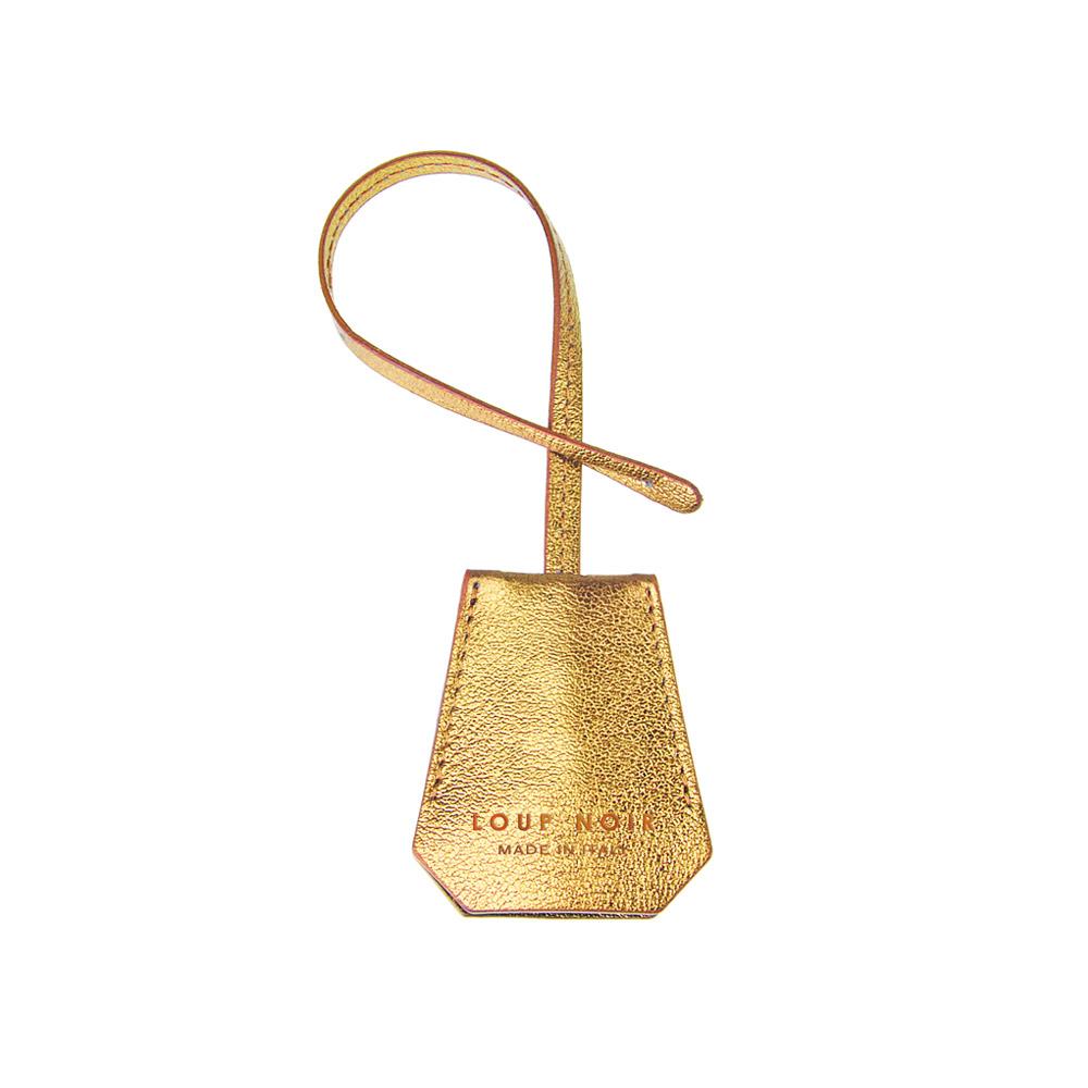 Loup Noir LEATHER TAG Gold