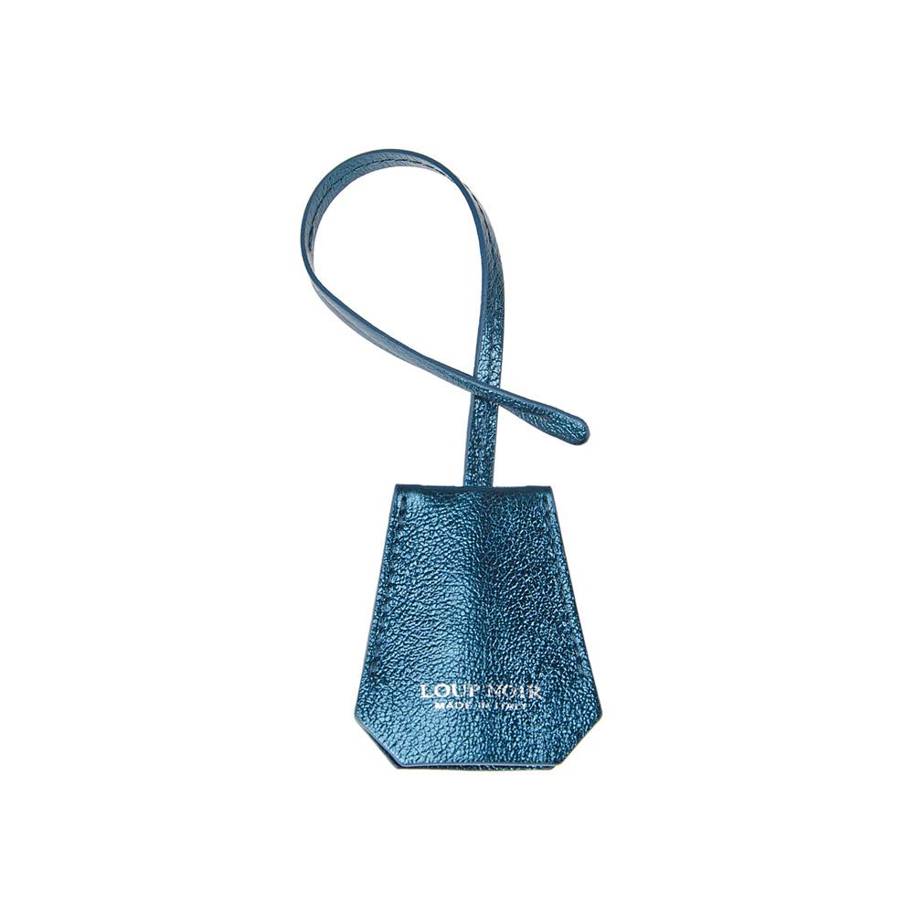 Loup Noir LEATHER TAG Petrol Metallic