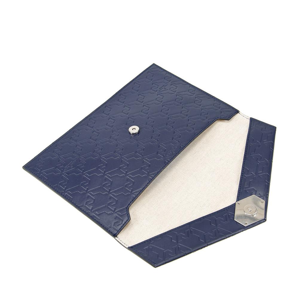 Loup Noir LETTERA POUCH Monogram Dark Blue