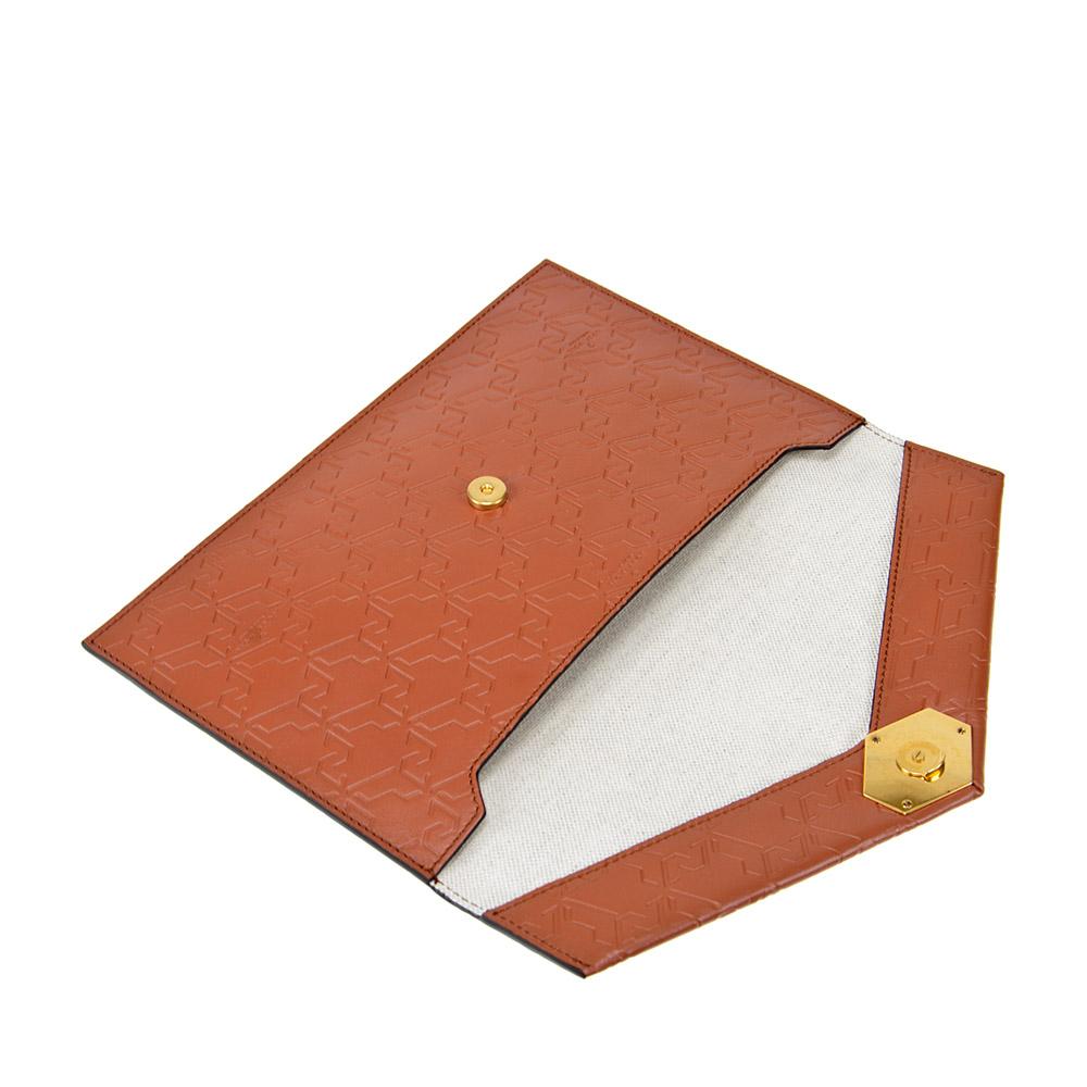 Loup Noir LETTERA POUCH Monogram Toffee