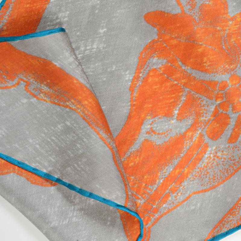 Loup Noir LOSANGE CHEVAL Orange/Turquoise