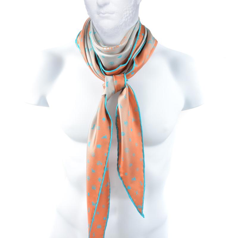 Loup Noir LOSANGE Coral/Turquoise