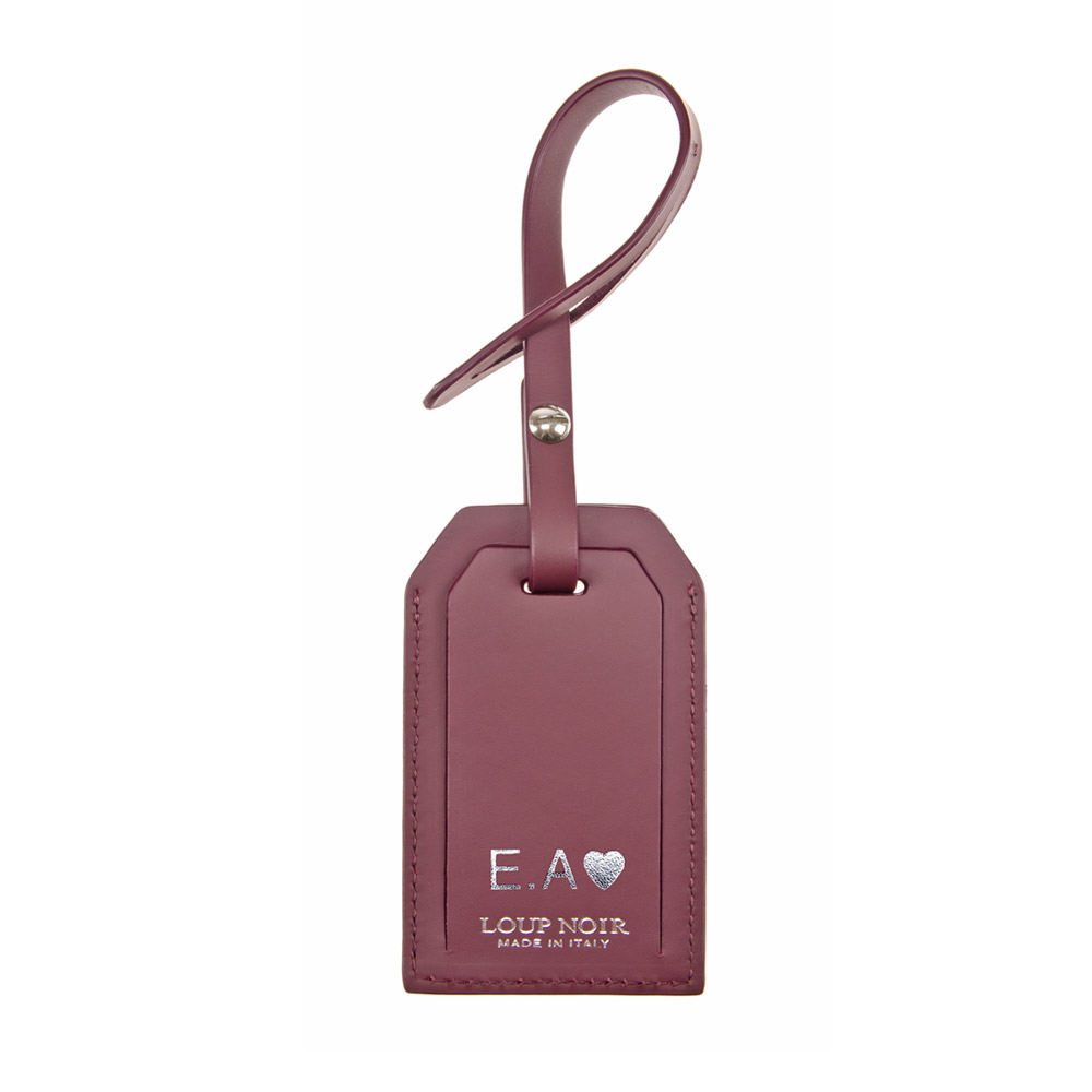Loup Noir LUGGAGE TAG Cheval Bordeaux