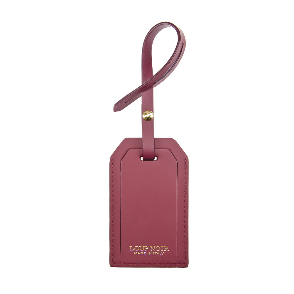Loup Noir LUGGAGE TAG Cheval Brown/Saffron