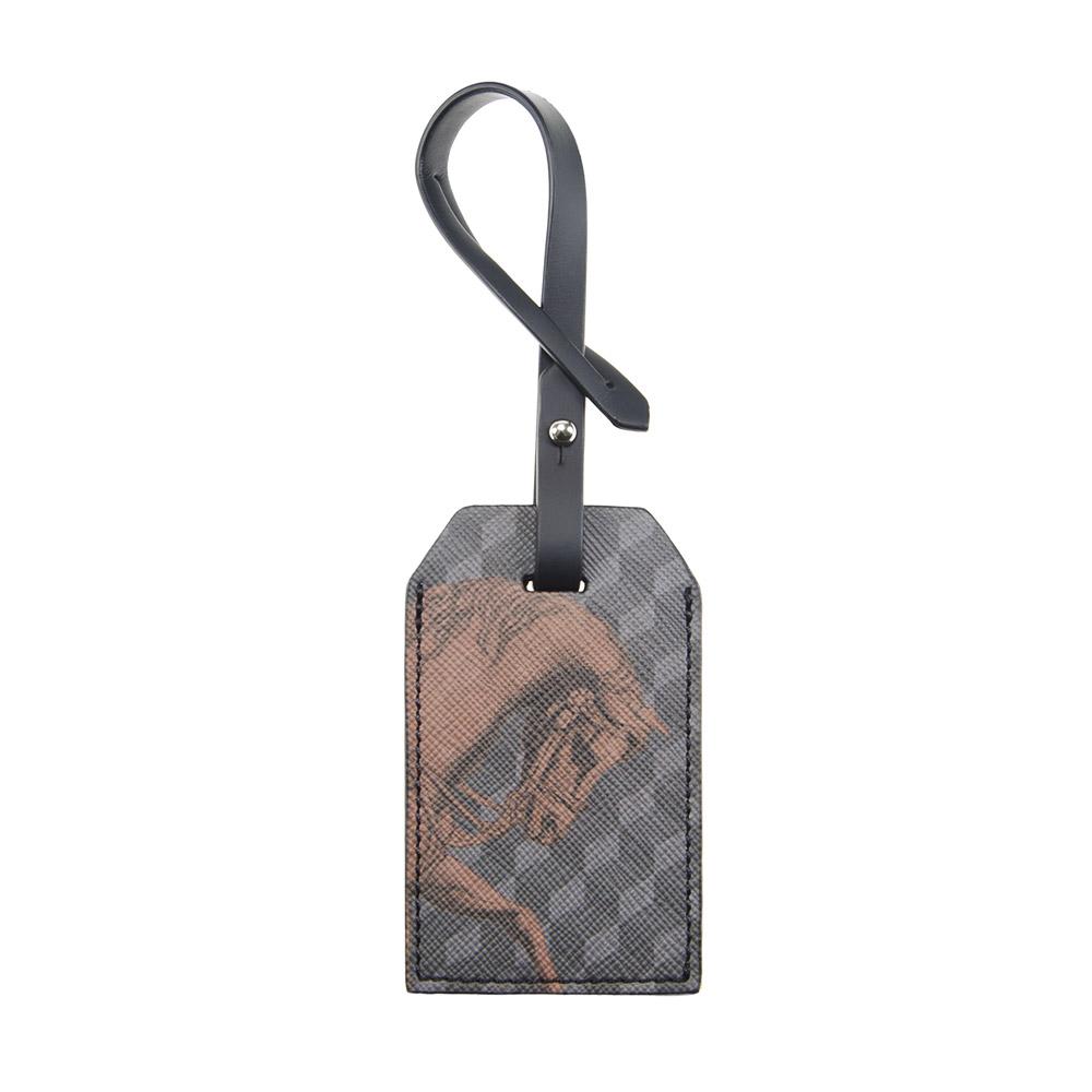 loup noir LUGGAGE TAG Cheval Pirate Black