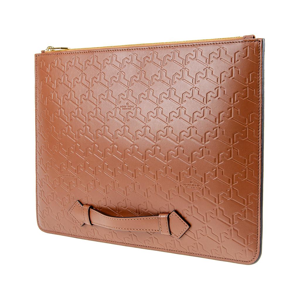 Loup Noir MAXI POUCH Monogram Toffee