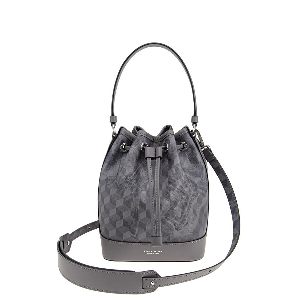 loup noir MINI BUCKET BAG Cheval Iron