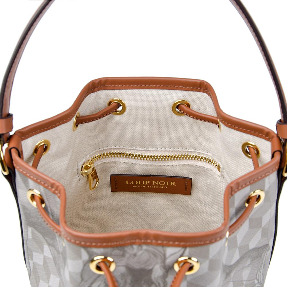 Loup Noir MINI BUCKET BAG Cheval Sand/Toffee