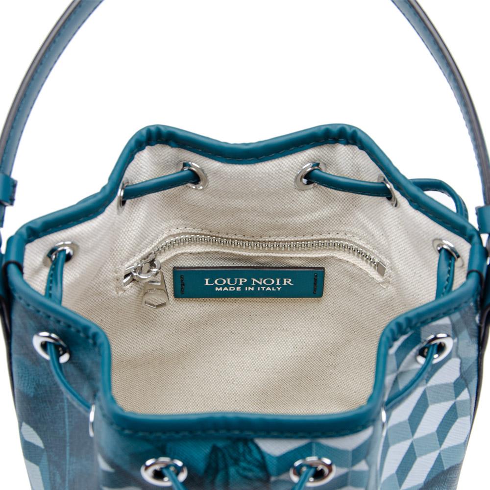 Loup Noir MINI BUCKET BAG Petrol