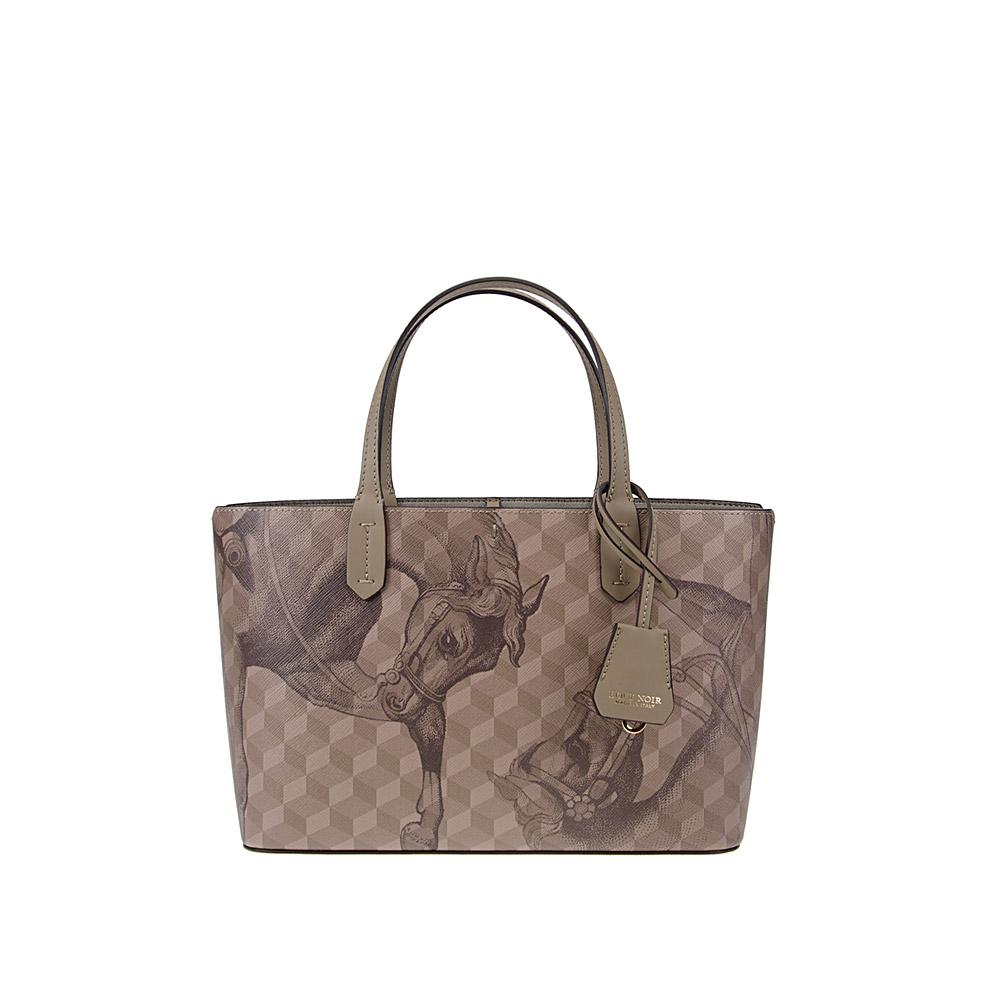 loup noir MINI SHOPPER Almond