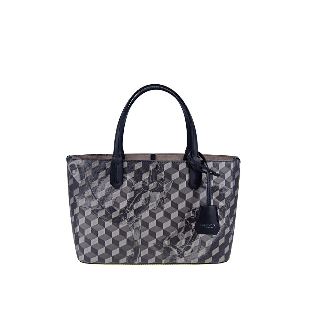 loup noir MINI SHOPPER Black