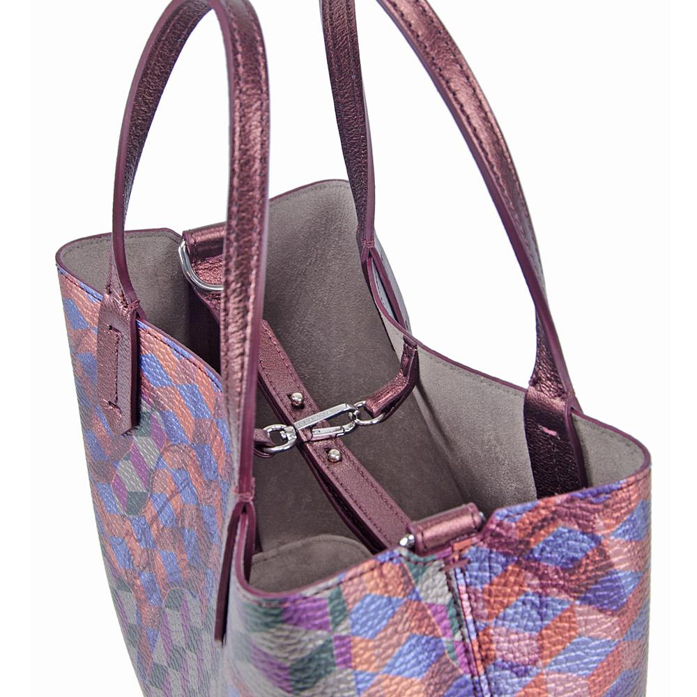 Loup Noir MINI SHOPPER Bordeaux Met