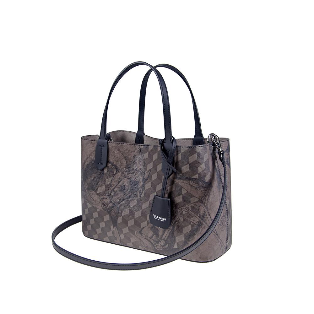 Loup Noir MINI SHOPPER Brown/Black