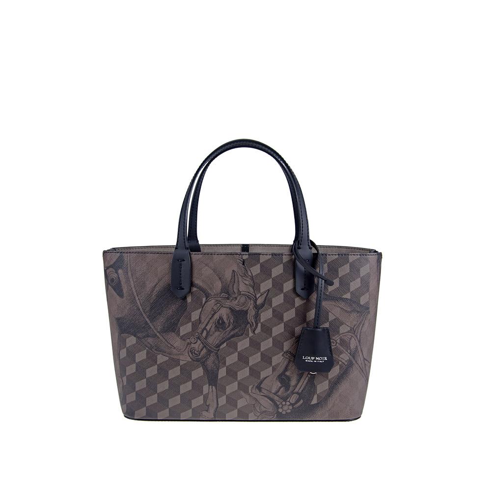 loup noir MINI SHOPPER Brown/Black