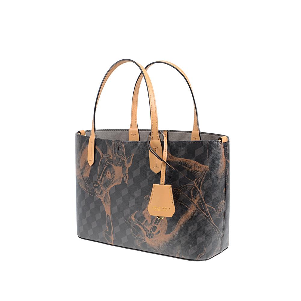 Loup Noir MINI SHOPPER Cheval Brown/Dijon