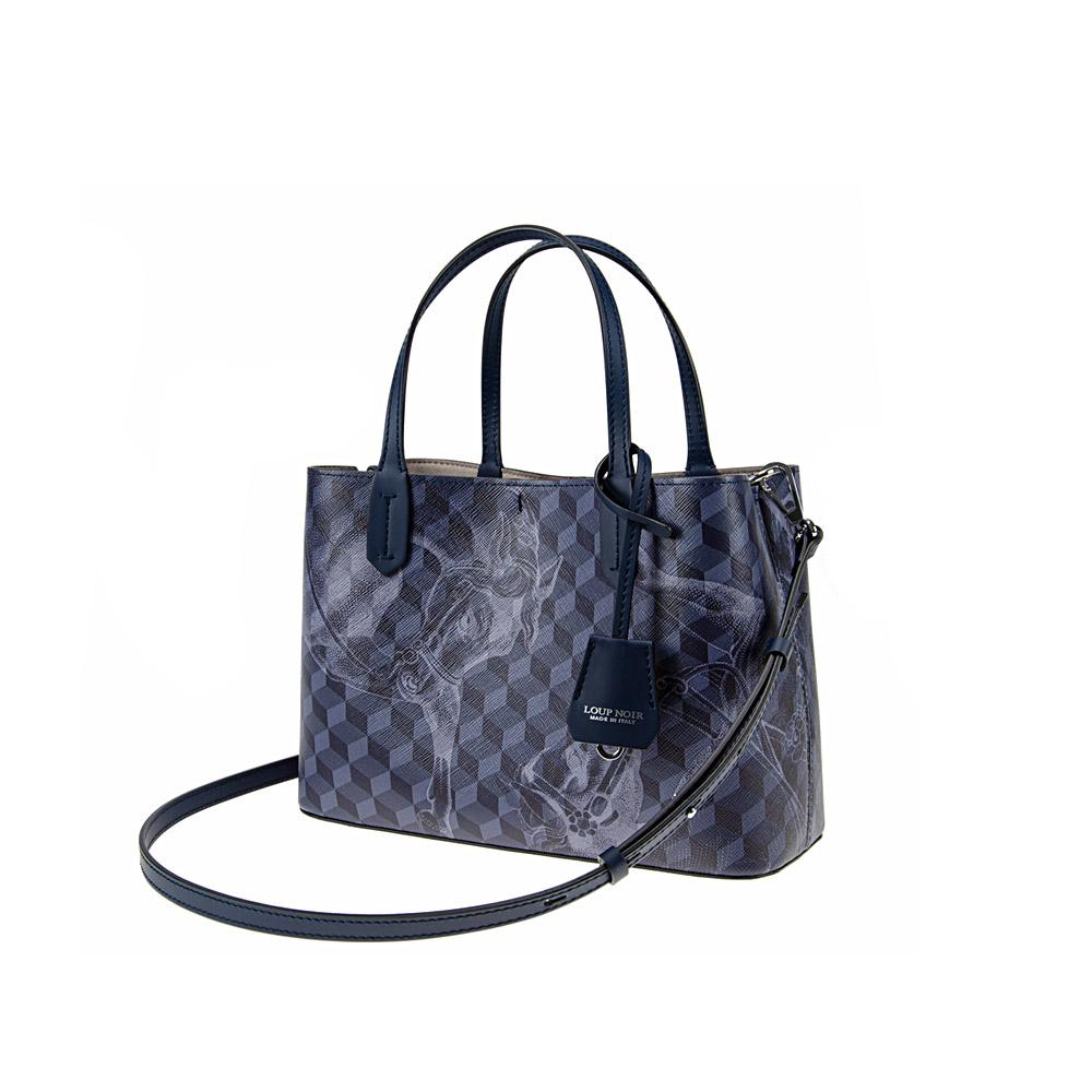Loup Noir MINI SHOPPER Darkblue